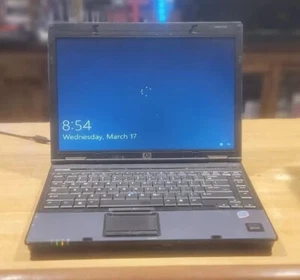 HP Compaq 6910p 14" Laptop • 2GB RAM • 70GB HD • Windows 10 • Core 2 Duo 2ghz - Picture 1 of 6