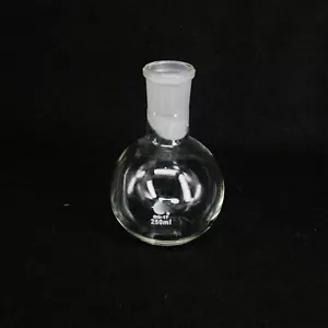 250ml 29/32 Joint One Mouth Short Neck Flat Bottom Flask Boiling Lab Glassware - Picture 1 of 4