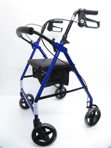 DeVilbiss - Drive R8 Lightweight Aluminum Rollator - Blue - Unused - Picture 1 of 19