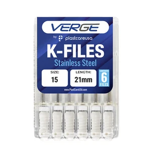 Size 15 21mm Endo K-Files, Dental Endodontic K Files (Premium Stainless Steel) - Picture 1 of 6