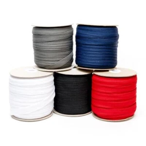 Flat Polyester Draw Cord - 18mm Great for Leisurewear Wristbands & Lanyards 1011 - Picture 1 of 1