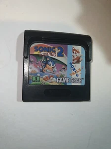 Rare Authentic Sega Game Gear Video Game Tested and Works Sonic the Hedgehog 2 - Picture 1 of 2