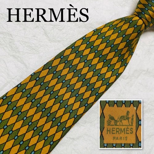 HERMÈS Cravatta uomo HERMES Francia vera seta cravatta abito classico lusso multicolore T284