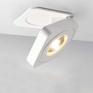 LED Ceiling Light Downlight Fixture Lamp Recessed Flush Mount Square Adjustable - Picture 1 of 14