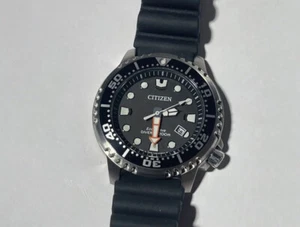 CITIZEN Promaster Eco-Drive Diver Date Strap Watch BN0156-05E WR200m From Japan - Picture 1 of 4