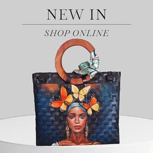 Hand-painted, Hand-woven, Hand-crafted Filipino Bayong Bags - Picture 1 of 10