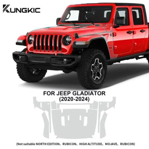 Película de protección de pintura precortada PPF transparente para guardabarros capó Jeep Gladiator 2020-2024 - Imagen 1 de 15