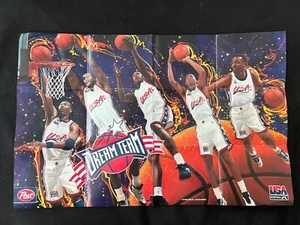 1996 Dream Team USA Basketball Foldout Post Cereal Poster - Picture 1 of 1