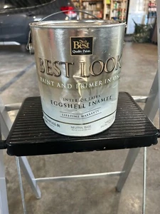 NOS 1-gallon Best Look Latex Premium Paint & Primer Eggshell Interior Wall Paint - Picture 1 of 7