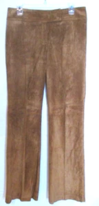 Q.U.E. Women's size 12 Genuine Leather Lined Pants - Picture 1 of 8