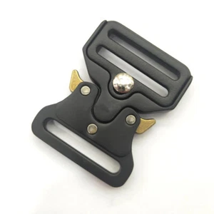 Taktische Gürtelschnalle Metall Pin Riemen Militär Outdoor Sport Haken seitliche Entriegelung - Bild 1 von 10