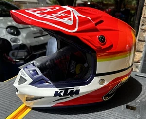 TROY LEE DESIGNS SE4 ECE Composite MIPS Motocross MX Enduro Helm KTM Mirage - Picture 1 of 22