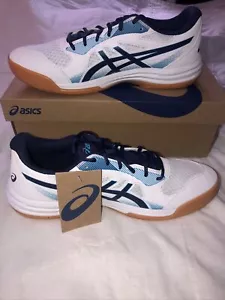 Herren Asics Upcourt 5 Volleyballschuhe weiß/indigoblau US 11,5 - Bild 1 von 11