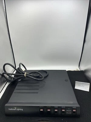 National Lighting  Desktop PC Surge Suppressor PC200 5+1 Out,Ethernet, 15A Reset - Image 1 of 4