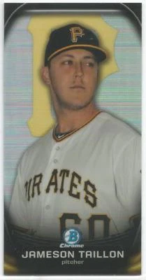Jameson Taillon Pittsburgh 2015 Bowman Chrome Prospects Profile Minis  Foto 1 de 2
