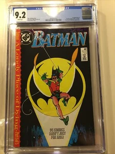 Batman #442 CGC 9.2 1°a apparizione di Timothy Drake in costume Robin copertina Perez - Foto 1 di 10