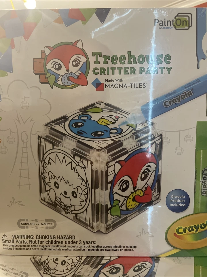 Treehouse Critter Party Made With Magna-Tiles (New) - Image 1 of 1