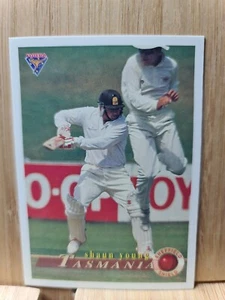 SHAUN YOUNG🏆1994 #53 Futera TASMANIA ACB Cricket Card🏆 - Bild 1 von 2