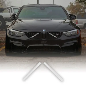 BMW F-Series Inner Grille V Brace Strut Bar Covers - White - Picture 1 of 2