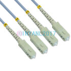200M Armored SC-SC 1G Multimode 4 Strands Fiber Optic Cable 62.5/125 Patch Cord 