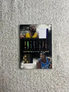 2013-14 Panini Intrigue Pairs Kobe Bryant Kevin Durant Gold Patch Prime 04/10 - Imagen 1 de 4