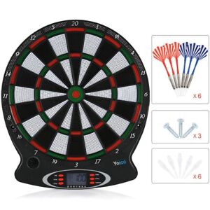 Arachnid Electronic Dart Board Set Target Game Room LED Display + 6 Darts