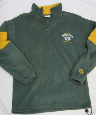 Green Bay Packers ~ Fleece ~ Pullover Sweatshirt ~ Unisex ~ Size M ~  GRN/YEL - Image 1 of 4