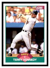 1989 Score Rookie & Traded #30T TERRY KENNEDY San Francisco Giants