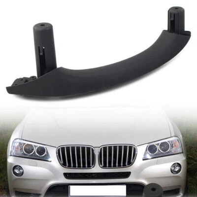 Front Right Inner Door Handle Pull Trim Black for BMW X3 F25 & X4 F26 2014-17 US - Image 1 of 4