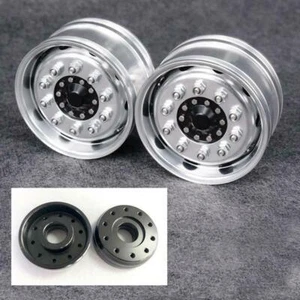 LESU Front Wheel Metal Hub B2 for 1/14 RC Model Axle Truck Bearing Brake Car DIY - Picture 1 of 7