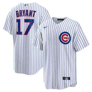 Kris Bryant Chicago Cubs Nike Home Player Jersey Men's 2021 MLB #17 CHC White - Picture 1 of 13