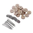 10 Sets Wood Joints Connectors For Handmade Teddy Bear Craft Children Kids Toy 