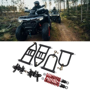 Front Suspension Swing Arm Kit High Strength Upper Lower Suspension Shock - Picture 1 of 12