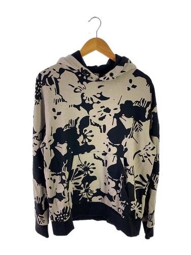 Felpa con cappuccio MONCLER XL cotone BLK stampa floreale G10918G7C400 809LH usata