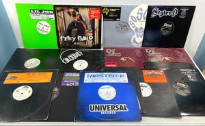Lot of 15 DJ Hip Hop Rap R&B 12" Vinyl Record Singles 1990s 2000s Lil Jon DMX - Picture 1 of 18