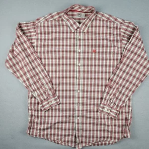 Cinch Hemd Herren XL rot braun kariert Western Langarm Button Down Cowboy - Bild 1 von 9