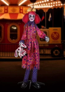 5.25FT Gabby the Grisly Clown Animated Decoration - Scream Saver - Picture 1 of 1