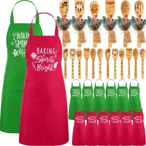 48 Piezas Juegos de Regalo de Cocina de Navidad Utensilios de Cocina de Navidad Incluye Rojo Verde Xm... - Imagen 1 de 6