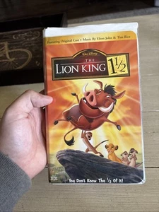 The Lion King 1 1/2 VHS 2004 Walt Disney Animation Clam Shell - Picture 1 of 7