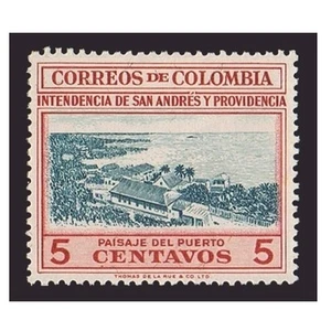 Colombia 650 block/4, MNH. Michel 772. San Andres Harbor, 1956. - Picture 1 of 1