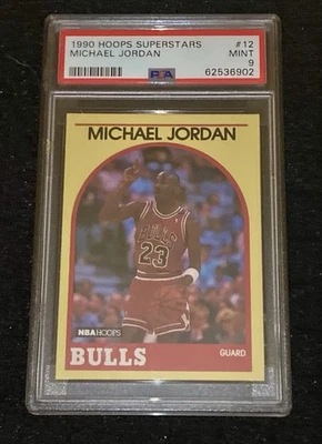 Bolas Hoops Superstars Michael Jordan 1990 PSA9 Foto 1 de 2