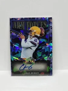 2025 Leaf Metal Colin Hurley Arm Forces Blue Ice Auto /8 LSU Tigers - Picture 1 of 2
