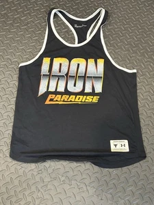 Under Armour Men's Project Rock Sleeveless Iron Gym Tank Top-Medium - Picture 1 of 6