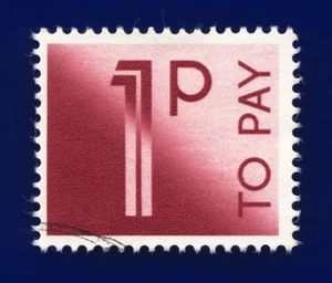 SG D78 1971 1p púrpura rojizo profundo especificación Z64 esquina CDS centrado oeste * Perfs cijv - Imagen 1 de 1