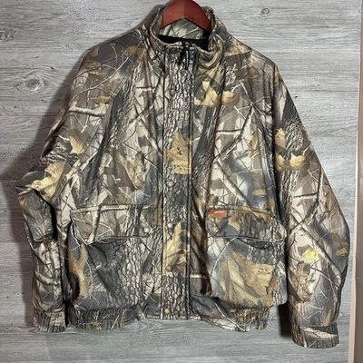 Woolrich Hunting Jacket Camo Realtree Hardwoods Quilt Insulated Mens Size Medium - Image 1 of 4