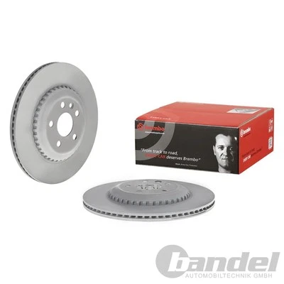 2X BREMBO Disques de Frein 325mm Aéré Internement Derrière Pour Land - Photo 1/2