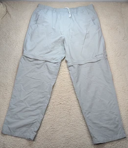 Columbia PFG Omni-Shade Nylon Convertible Pants/ Swim Trunks Men’s 2XL Gray - Picture 1 of 12