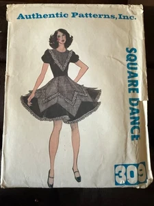 Vestido de Baile Cuadrado 309 Auténticos Patrones Falda Completa Talla 5 7 9 Enagua CORTE - Imagen 1 de 6