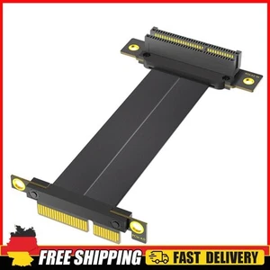 PCI-E 4.0 X4 Riser-Kabel Grafikkarte Hochgeschwindigkeits-Flexibler Extender (PC - Bild 1 von 11
