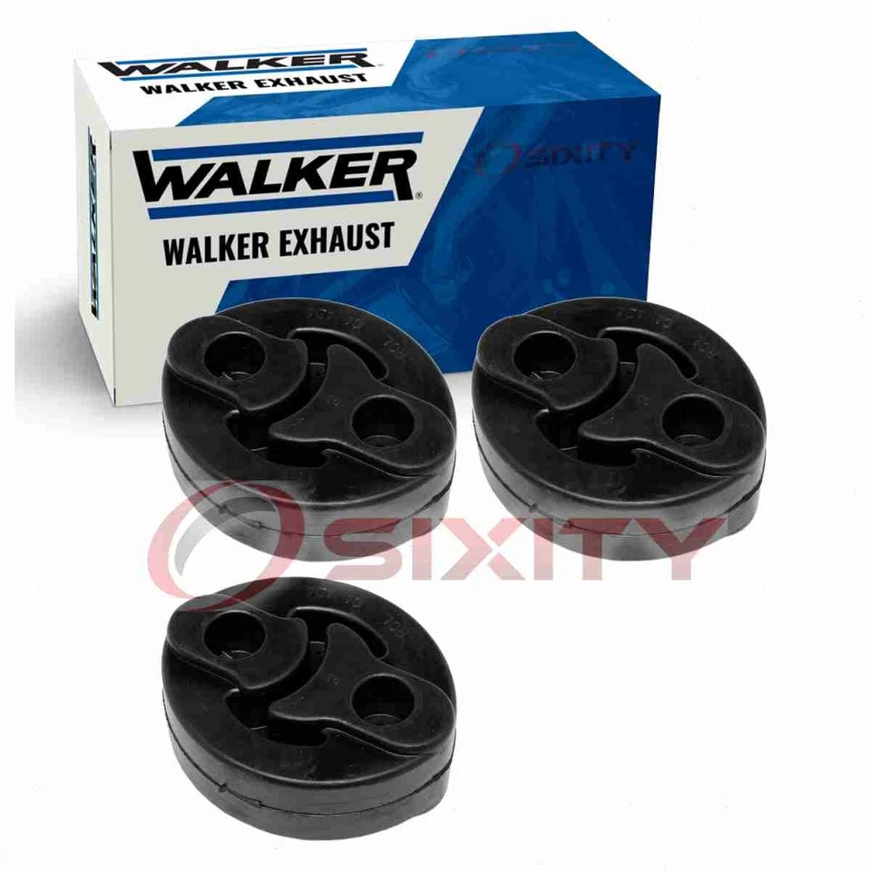 Aisladores de sistema de escape Walker de 3 piezas para Chevrolet Sprint 1989-1991 1,0 L L L3 xa Foto 1 de 4